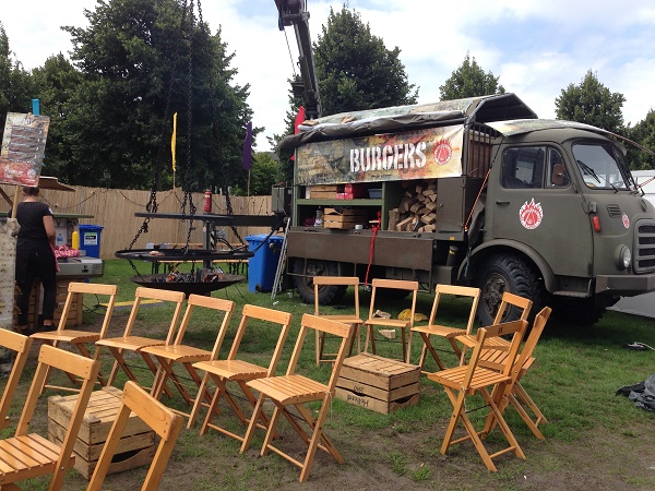 Burgers food truck, Malievald Den Haag