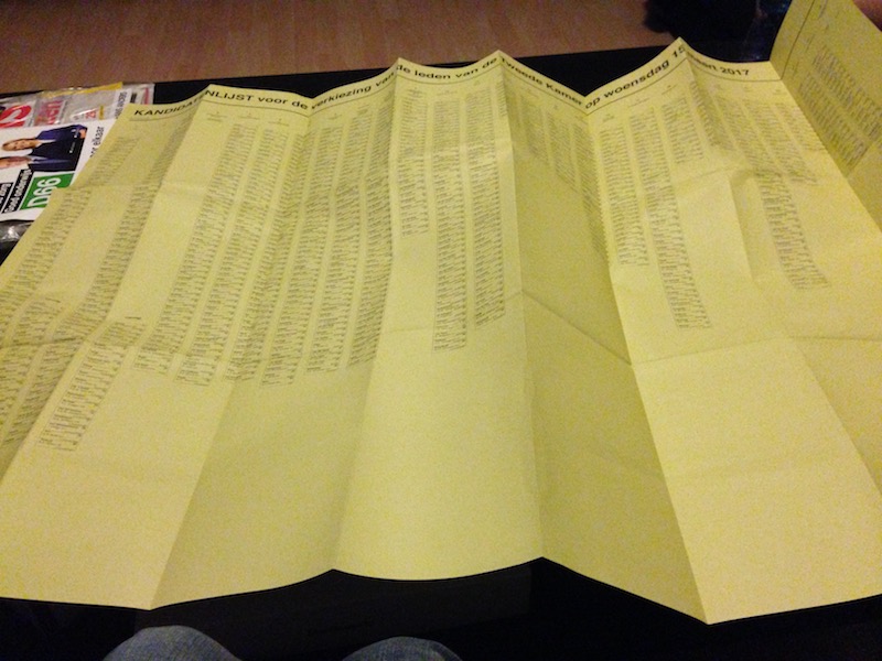 Dutch elections 2017 - potential parties to vote for