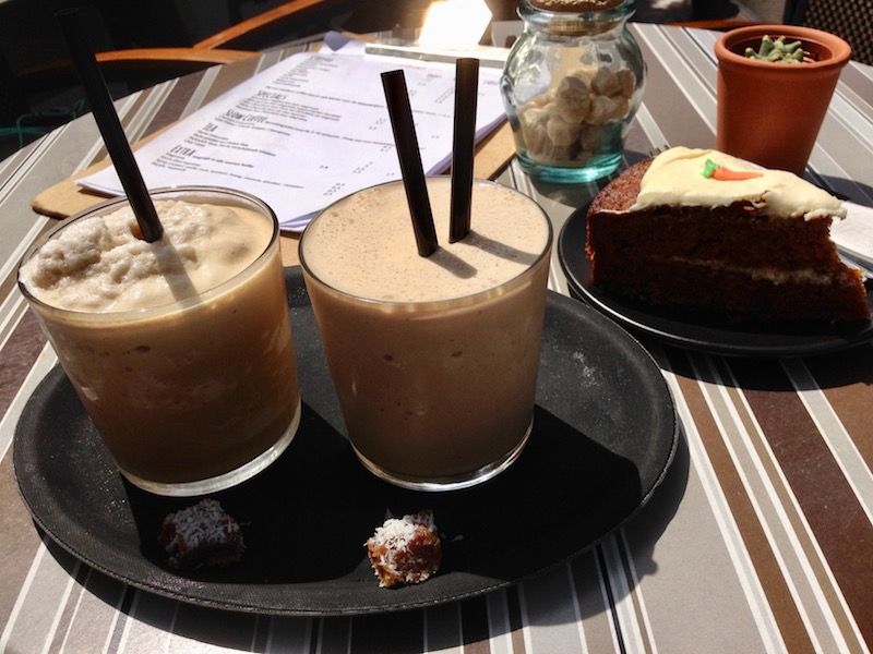 Iced coffee at Hometown coffee The Hague