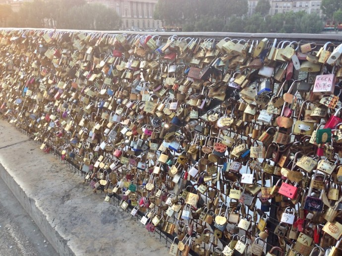 Lock bridge in Paris