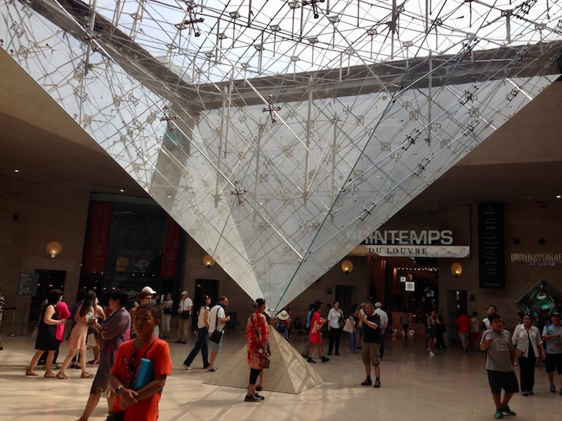 The Inverted Pyramid in Paris