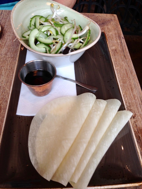 Beef teriyaki and Chinese pancakes, Milu, The Hague