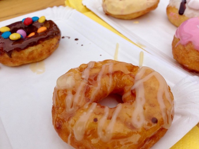 Donuts by the Rrrollend food festival in The Hague
