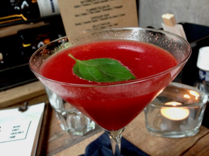 Strawberry basil daquiri, Milu, The Hague