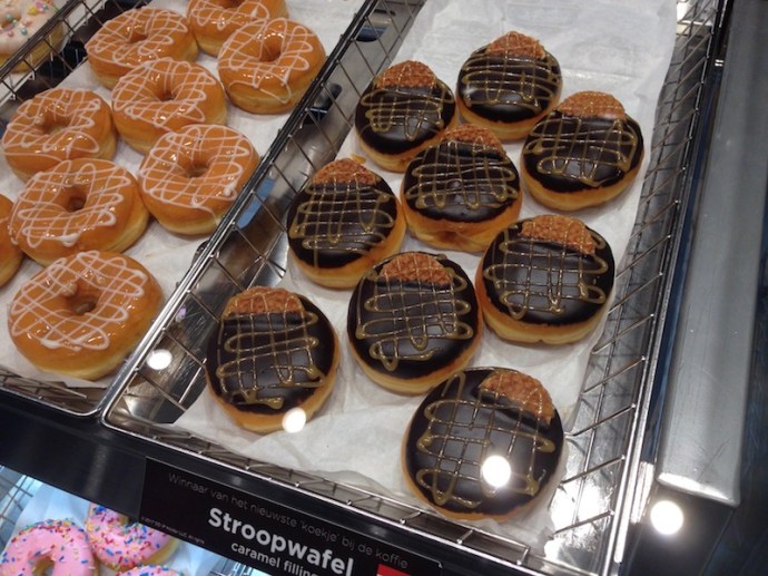 Stroopwafel donuts by Dunkin Donuts, Amsterdam