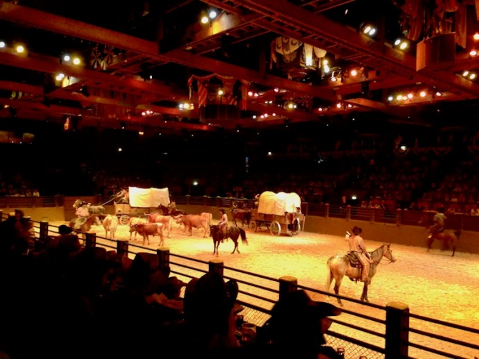Buffalo Bill's Wild West show in Disneyland Paris
