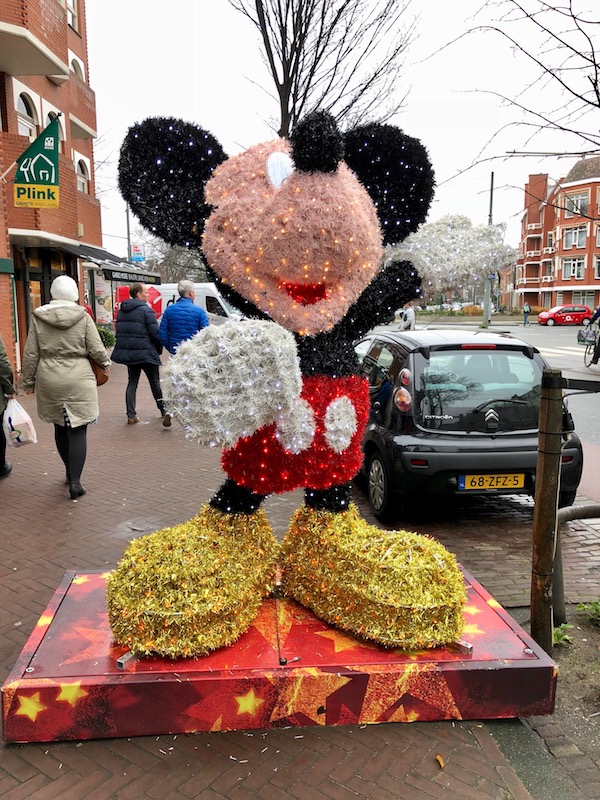 Mickey Mouse at the De Fred, The Hague, Christmas 2017