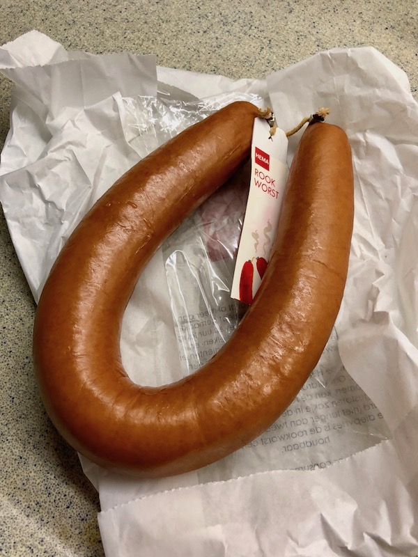 Smoked sausage from Hema