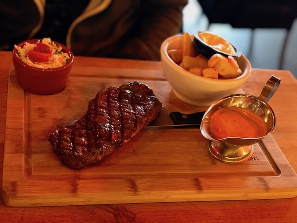 Steak at Brooklyn burgers and steaks, Scheveningen