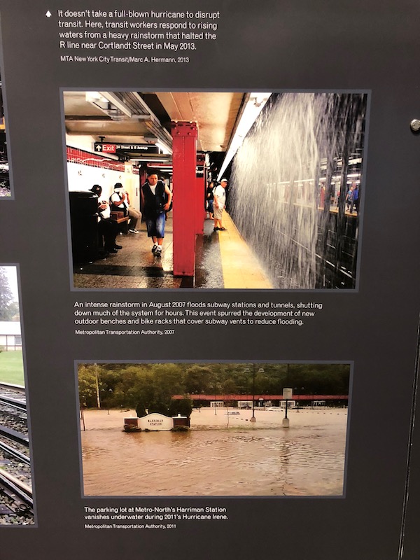 NY Transit museum in Brooklyn - photos from intense rainstorm