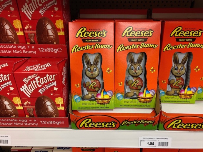 Reese's chocolate bunny (Or Reester bunny)