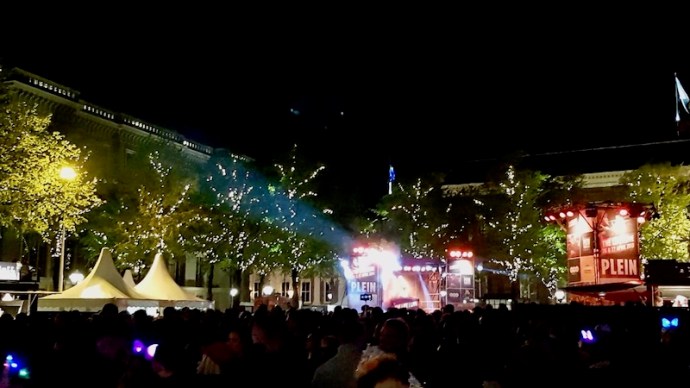 Stage at the King's Night party in The Hague 2