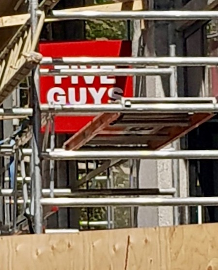 Five Guys construction site in The Hague 2