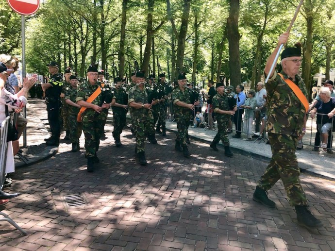 Veterans Day 2018 in The Hague - soldiers