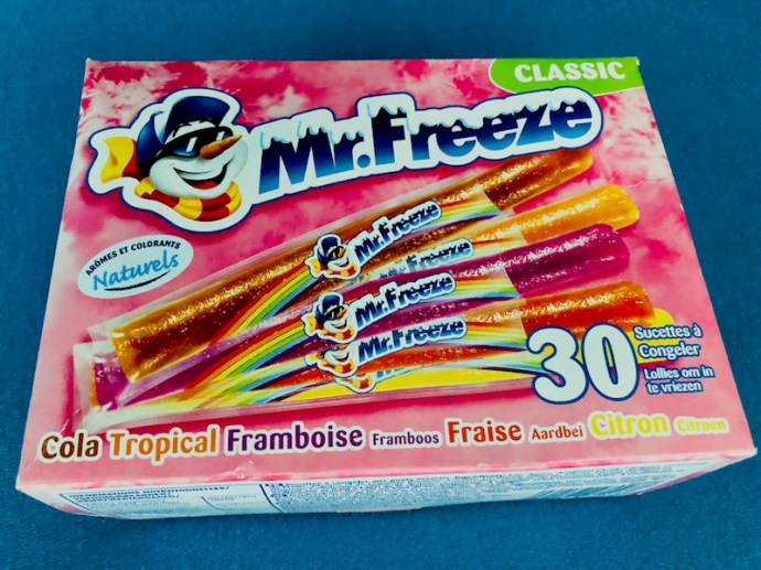 Mr Freeze freezer pops or ijslollies